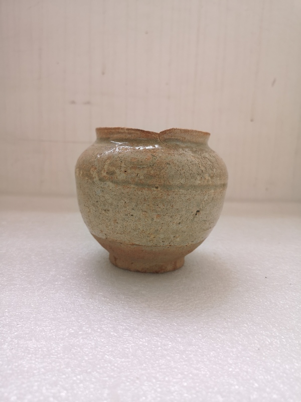 古玩陶瓷元代影青罐拍賣,當前價格456元