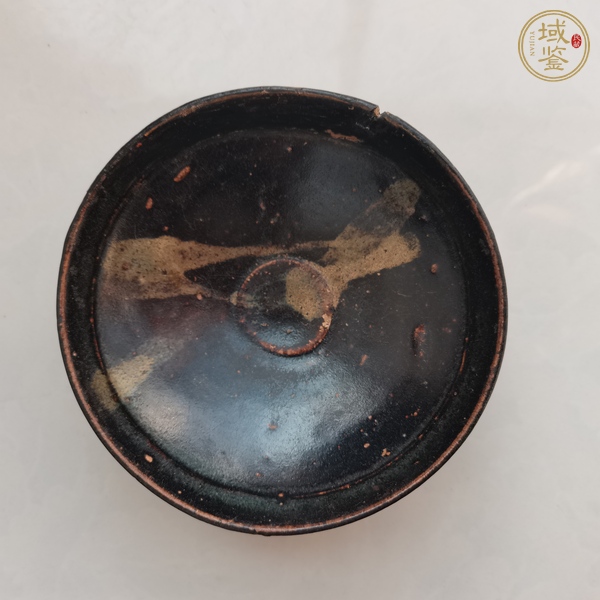 古玩陶瓷吉州窯窯變釉茶盞真品鑒賞圖