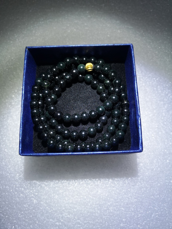 古玩玉器天然翡翠項鏈拍賣,當前價格398元