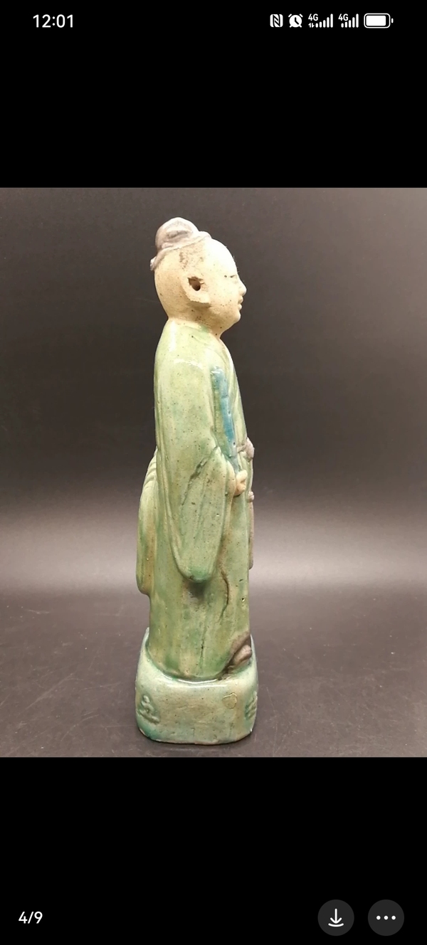 古玩轉賣素三彩八仙人物造像拍賣,當前價格1500元