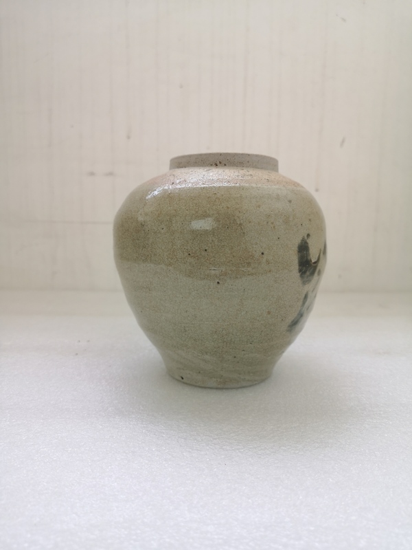 古玩陶瓷清代早期青花罐拍賣,當前價格680元