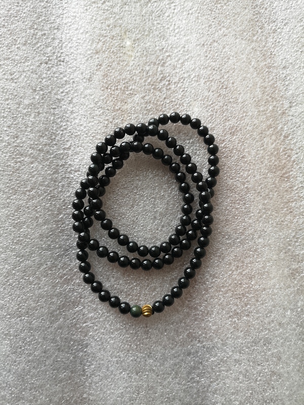 古玩玉器天然翡翠項鏈拍賣,當前價格398元