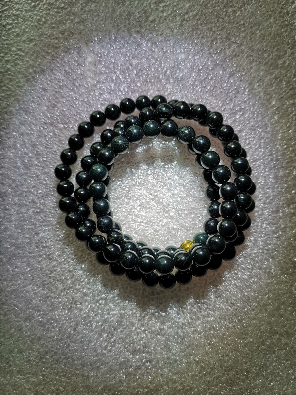 古玩玉器天然翡翠項鏈拍賣,當前價格398元