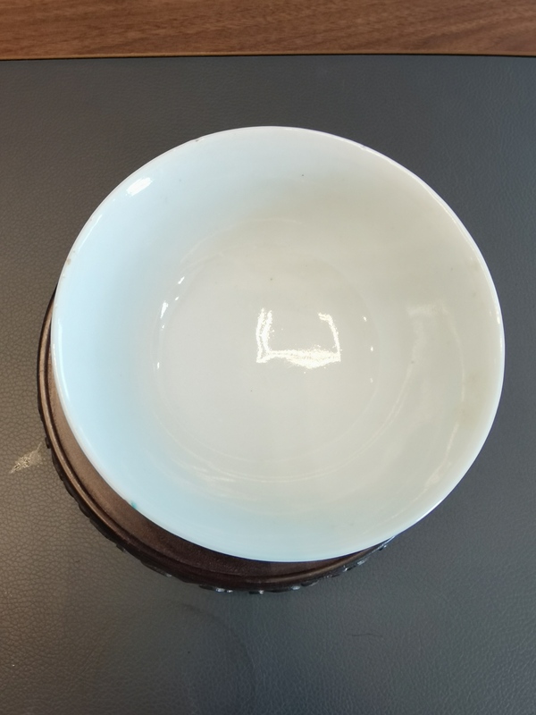 古玩陶瓷大清光緒年製官窯款粉彩福壽萬壽無疆茶碗拍賣,當前價格980元