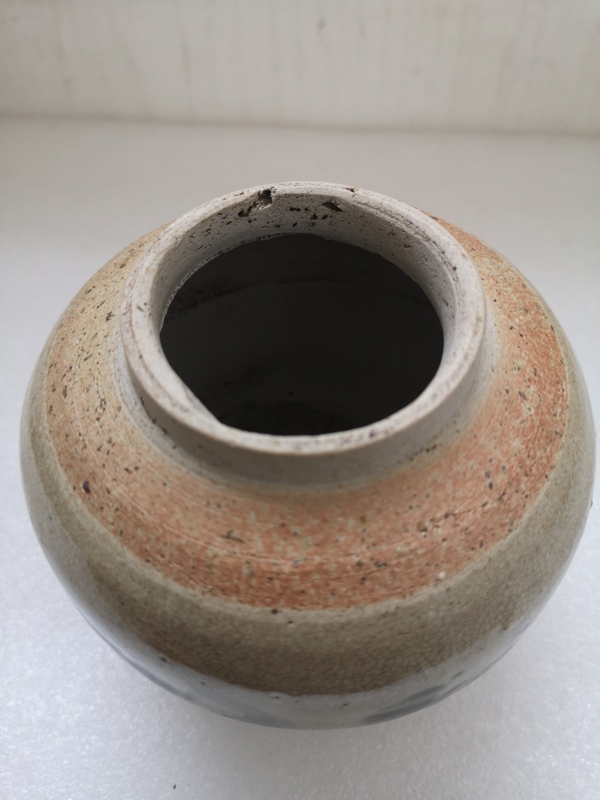 古玩陶瓷清代早期青花罐拍賣,當前價格680元