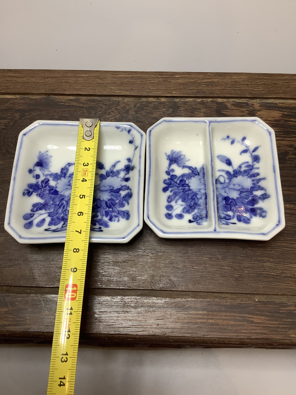 古玩陶瓷青花調(diào)色盤拍賣，當(dāng)前價格5000元