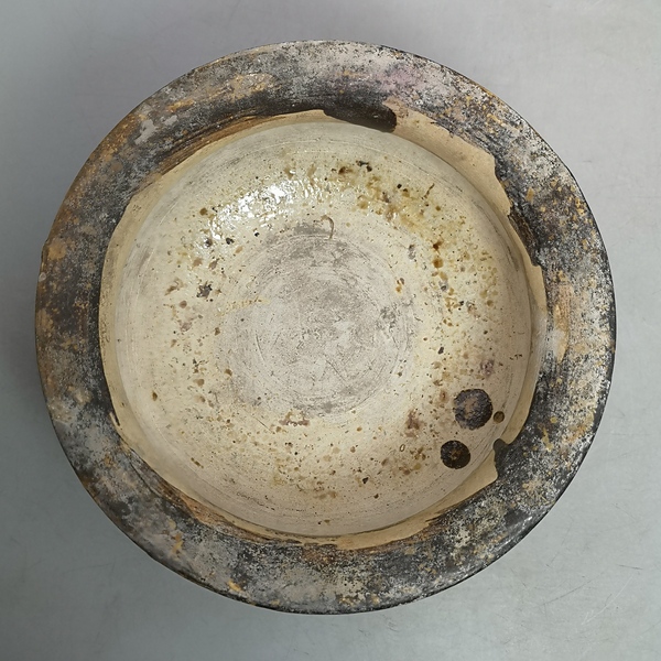古玩陶瓷元末明初褐釉三足香爐拍賣,當前價格1600元