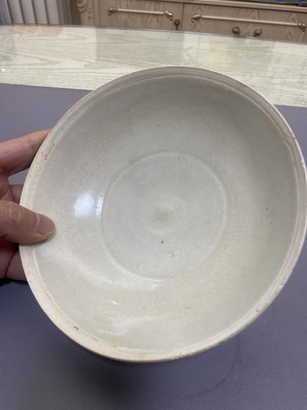古玩陶瓷青白釉刻仰蓮紋面包碗,平臺不允許估價拍賣,當前價格2600元
