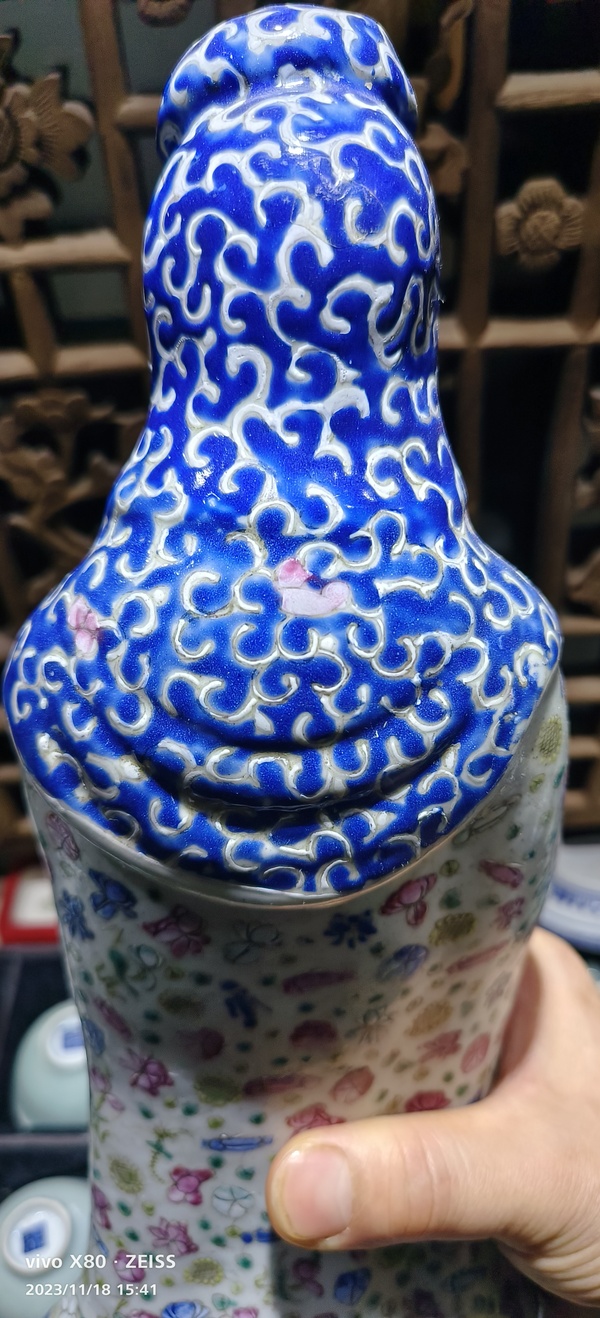 古玩陶瓷粉彩觀音塑像拍賣,當(dāng)前價格15000元