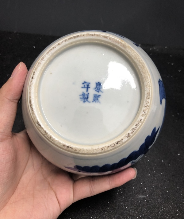 古玩陶瓷青花三娘教子紋罐拍賣,當前價格3660元