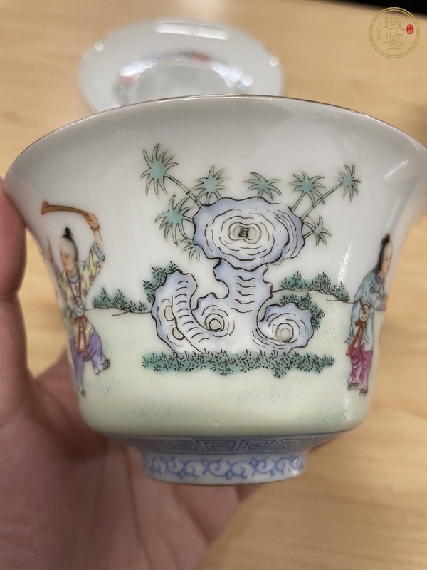 古玩雜項蓋碗真品鑒賞圖