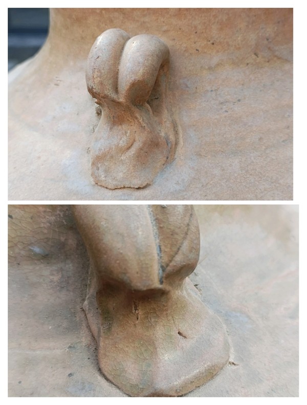 古玩陶瓷館藏級珍品隋唐越窯青瓷雙系罐拍賣,當(dāng)前價(jià)格68000元