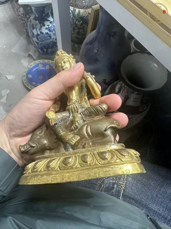 古玩銅器銅金剛亥母真品鑒賞圖