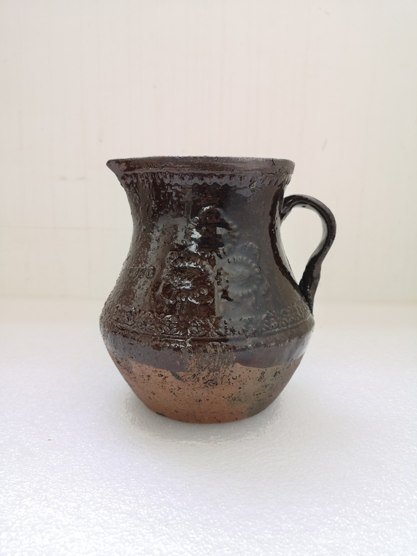 古玩陶瓷褐釉印花公道杯拍賣(mài),當(dāng)前價(jià)格680元