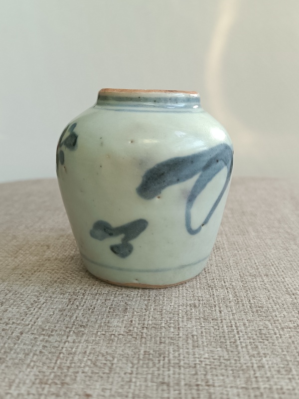 古玩陶瓷青花花卉紋罐拍賣(mài)，當(dāng)前價(jià)格698元
