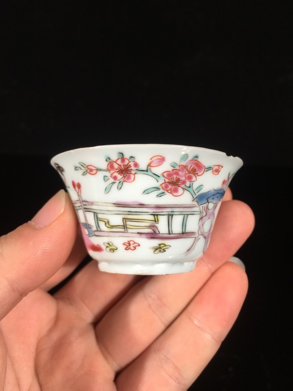 古玩陶瓷【雍正·粉彩吹簫引鳳杯,粉彩登峰造極時代】拍賣,當前價格2388元