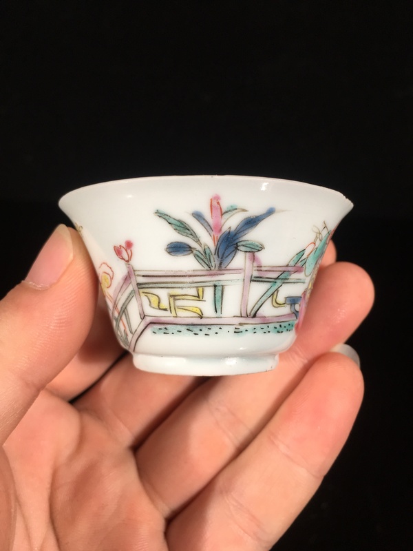 古玩陶瓷【雍正·粉彩吹簫引鳳杯,粉彩登峰造極時代】拍賣,當前價格2388元