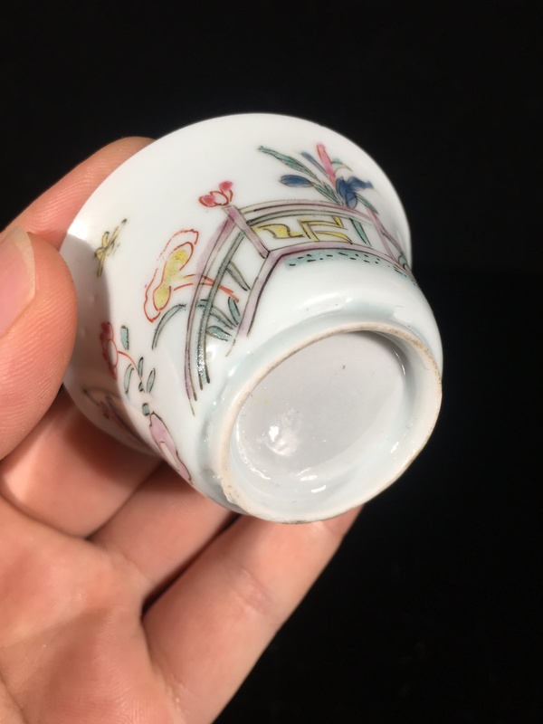 古玩陶瓷【雍正·粉彩吹簫引鳳杯,粉彩登峰造極時代】拍賣,當前價格2388元