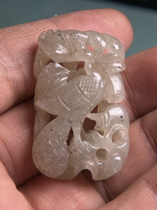 古玩玉器遼金鳳紋帶扣拍賣,當前價格13800元