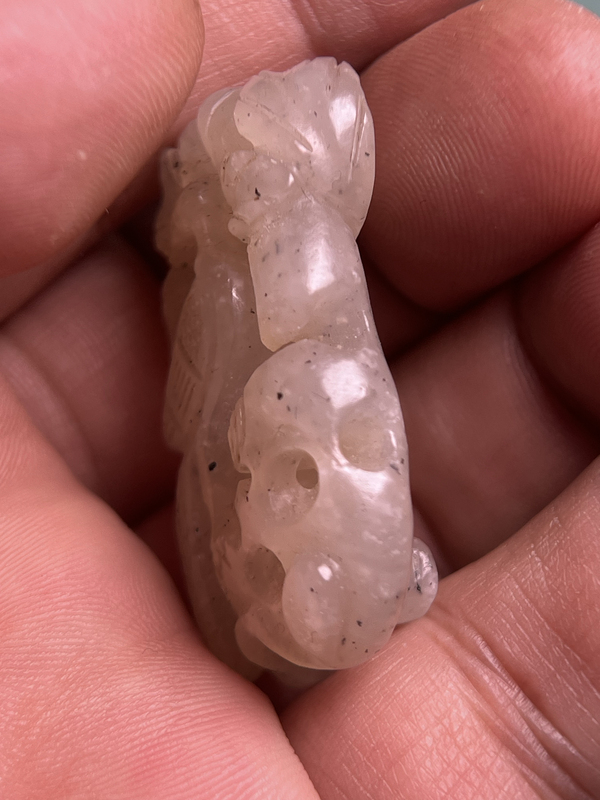 古玩玉器遼金鳳紋帶扣拍賣,當前價格13800元