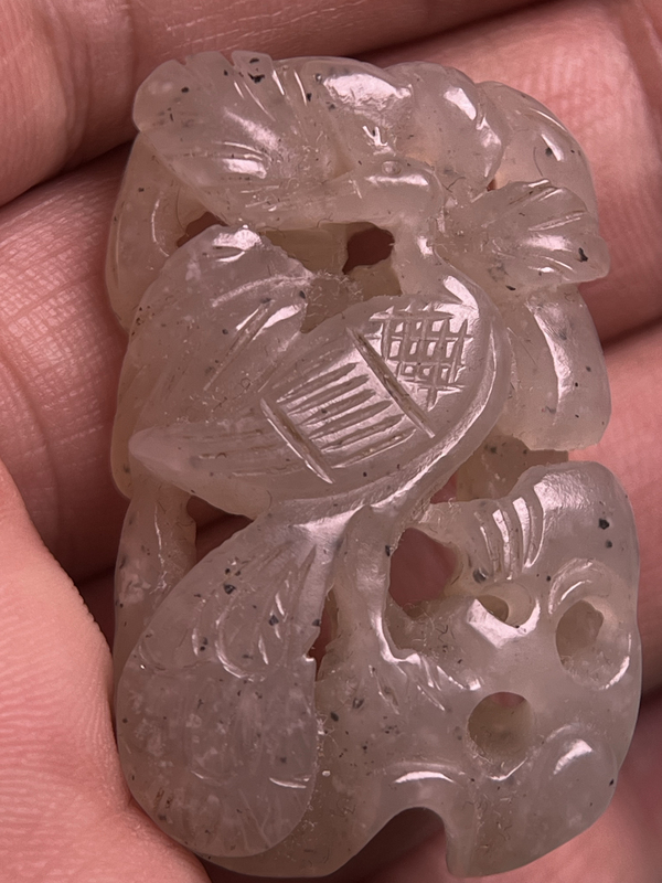 古玩玉器遼金鳳紋帶扣拍賣,當前價格13800元