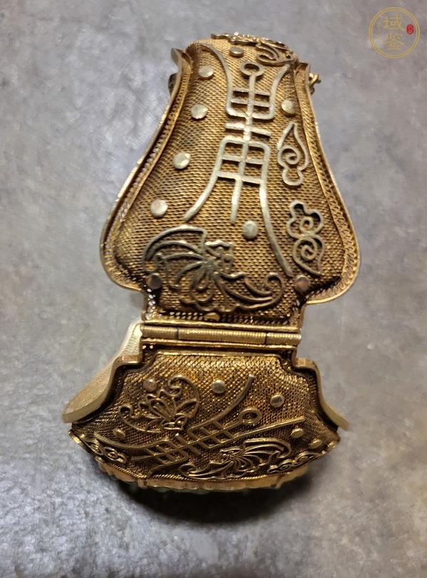 古玩玉器掐絲琺瑯手鐲真品鑒賞圖