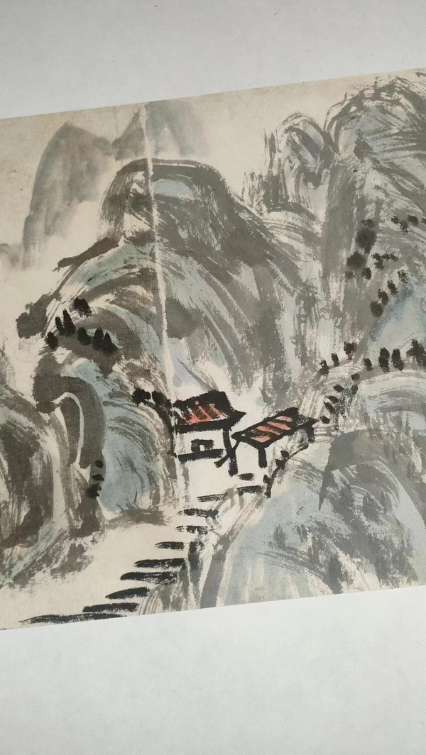 古玩字畫陳千文《山居圖》冊頁拍賣，當前價格800元