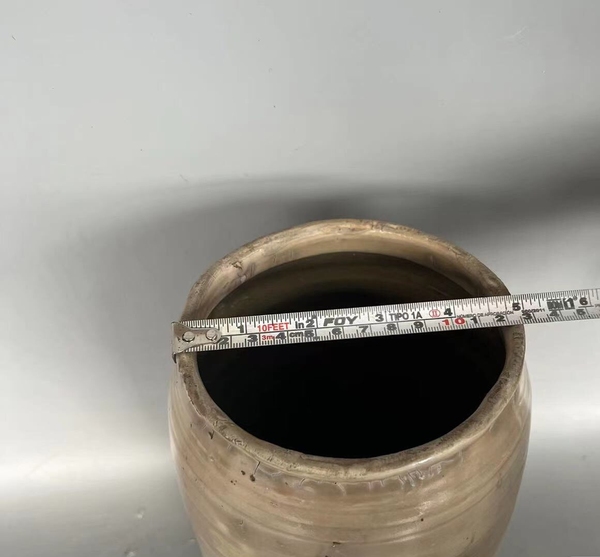 古玩陶瓷磁州窯白釉壯罐拍賣,當前價格5880元