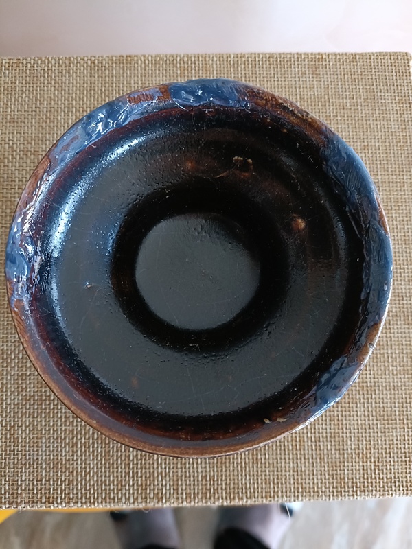 古玩陶瓷南宋.兔絲亳黑釉束口盞拍賣,當前價格2980元