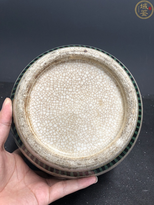 古玩陶瓷精品粉彩牡丹錦雞蓋罐拍賣,當前價格6000元