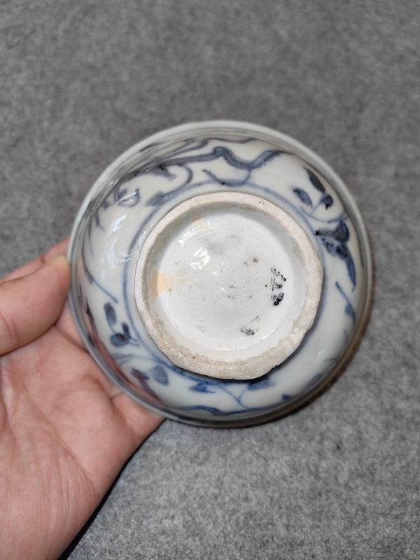 古玩陶瓷明晚期-鳳凰牡丹紋青花小碗拍賣,當(dāng)前價格2200元