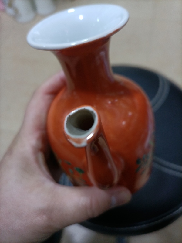 古玩陶瓷民國**釉雜寶酒壺拍賣,當前價格2280元