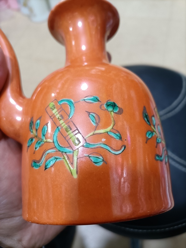 古玩陶瓷民國**釉雜寶酒壺拍賣,當前價格2280元