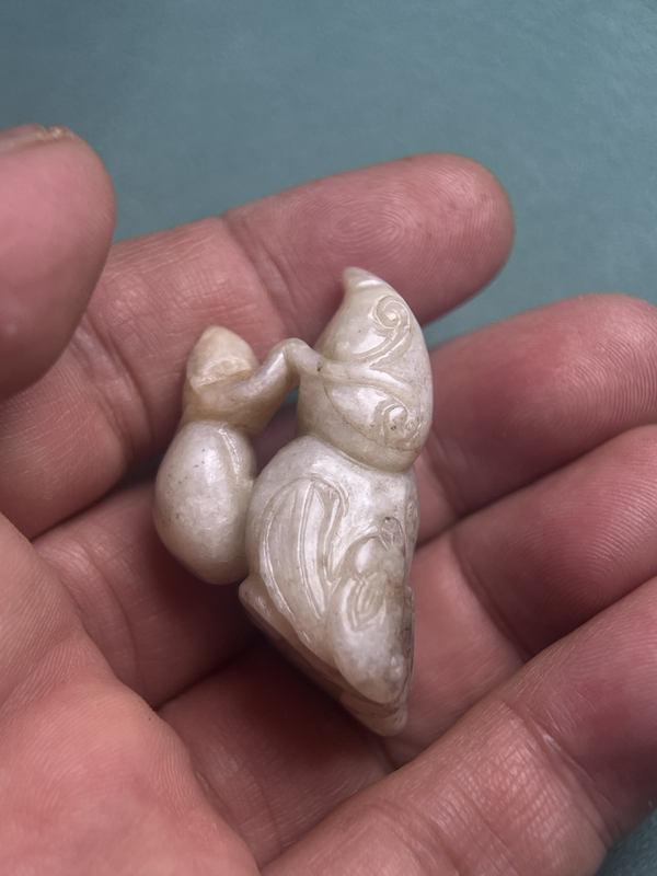 古玩玉器福祿山子小擺件拍賣,當前價格9800元