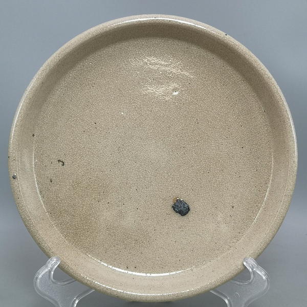 古玩陶瓷晚清哥釉平底洗拍賣，當前價格1200元