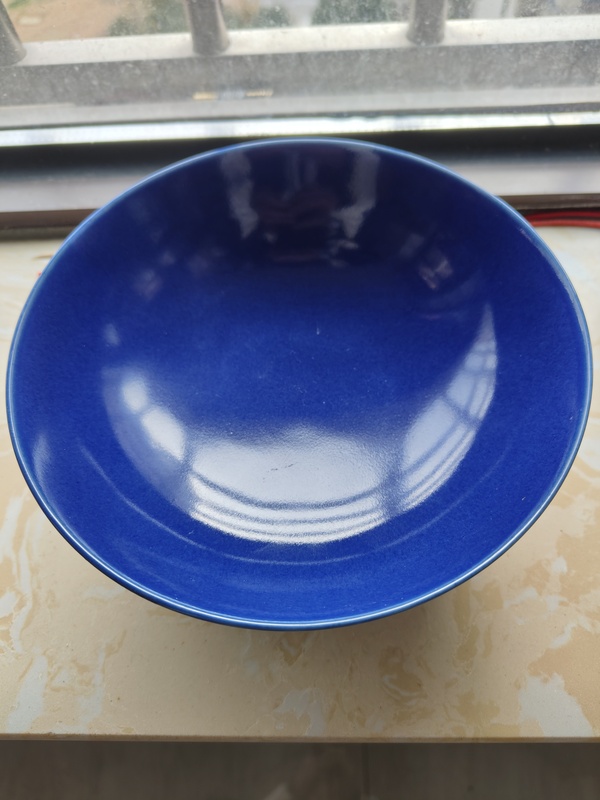 古玩陶瓷霽藍釉蓮子碗拍賣,當前價格38888元
