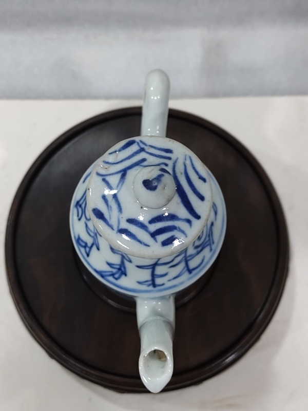 古玩陶瓷青花纏枝花紋壺拍賣,當前價格800元