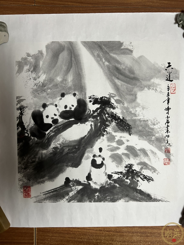 古玩轉(zhuǎn)賣大紅袍畫家陳金石精品《天道》拍賣，當(dāng)前價格398元