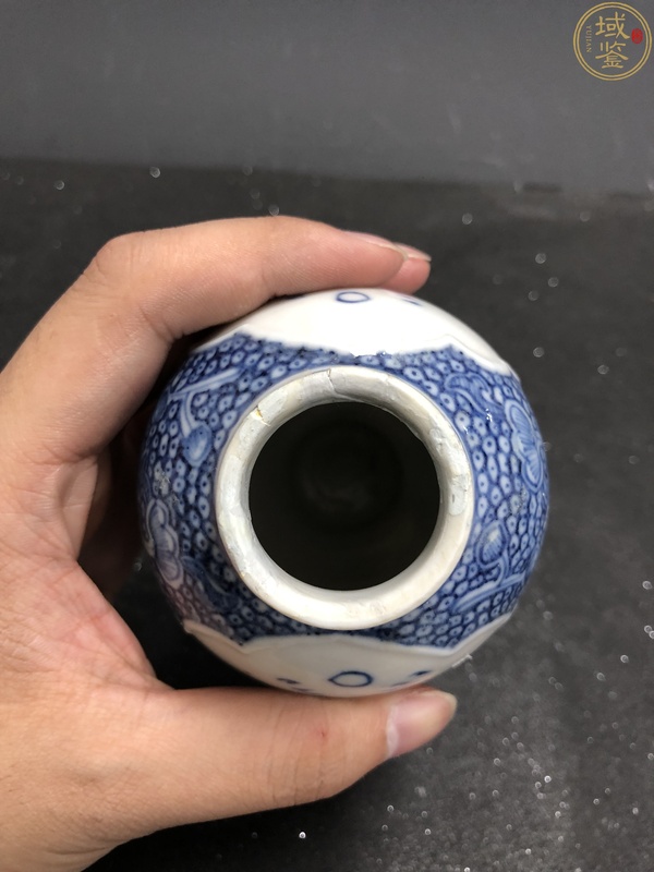古玩陶瓷清乾隆(己保真)青花開窗山水樓閣人物故事紋雞腿瓶拍賣,當(dāng)前價(jià)格1288元