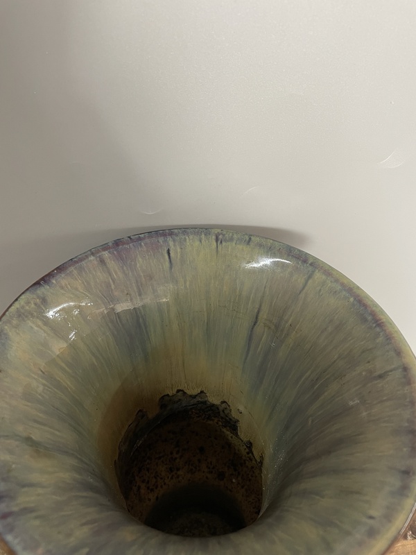 古玩陶瓷鈞釉鳳耳花觚拍賣,當前價格9988元