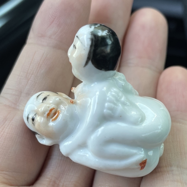 古玩陶瓷創匯時期瓷塑像拍賣,當前價格8888元