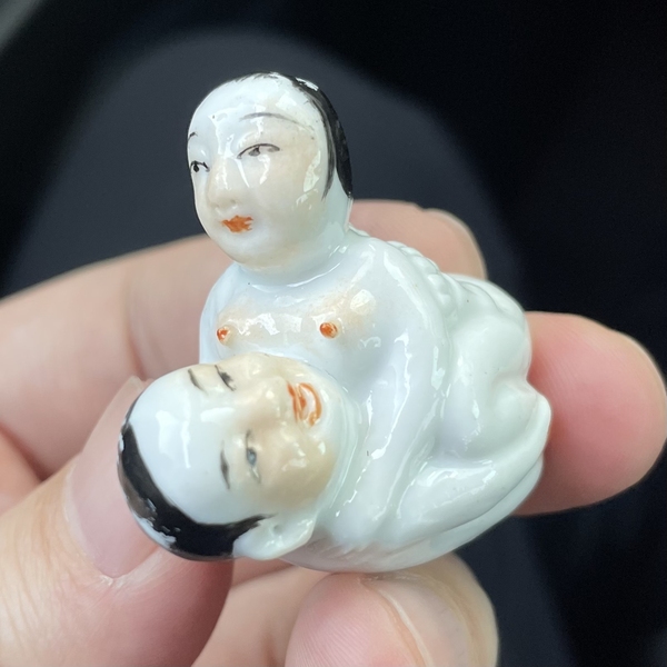 古玩陶瓷創匯時期瓷塑像拍賣,當前價格8888元