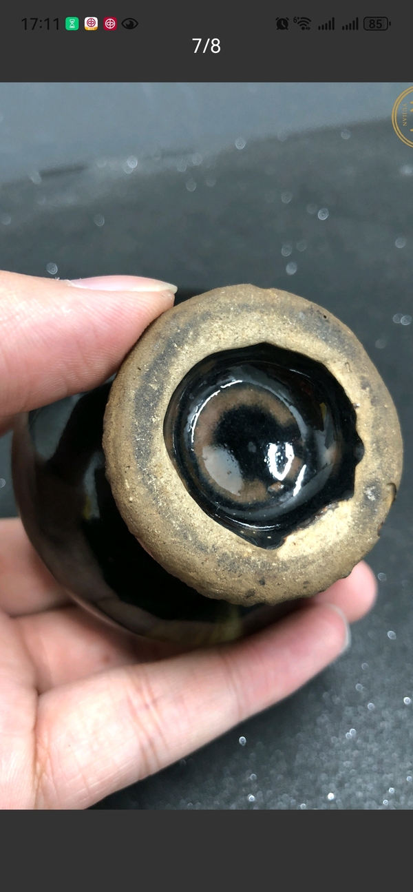 古玩陶瓷平臺保真.清中期三陽開泰荸薺瓶拍賣,當前價格2222元