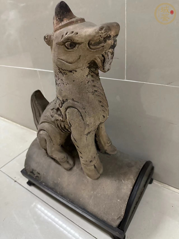 古玩雜項(xiàng)瓦脊狻猊真品鑒賞圖