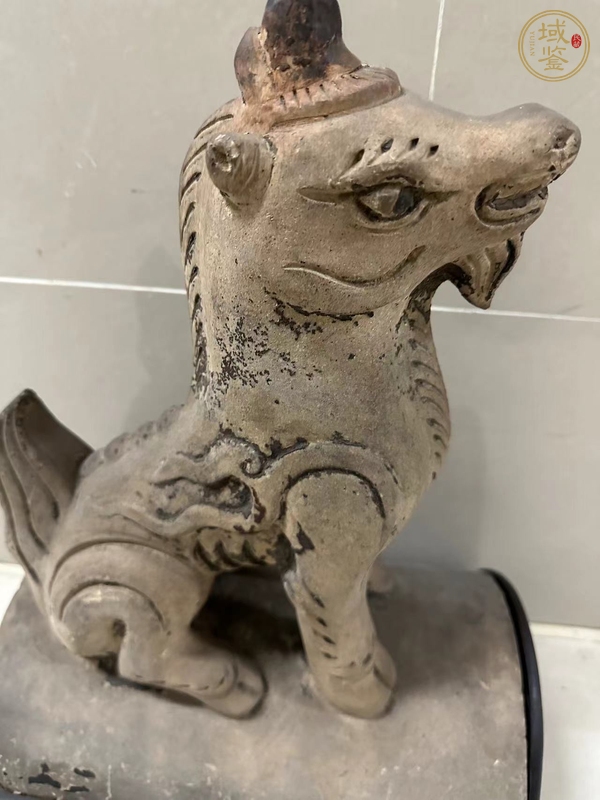 古玩雜項(xiàng)瓦脊狻猊真品鑒賞圖