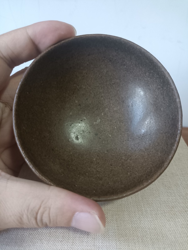 古玩陶瓷磁州窯茶葉末釉茶盞拍賣，當前價格2000元