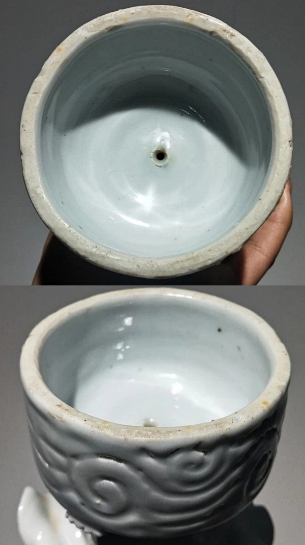 古玩陶瓷清中期德化窯觀音像拍賣,當前價格3800元