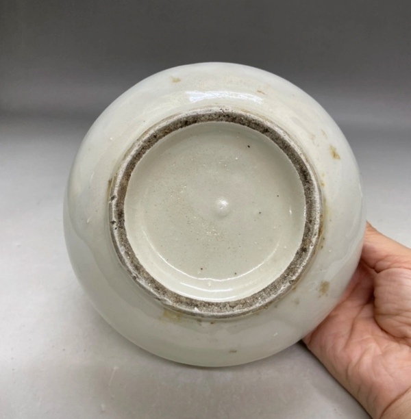 古玩陶瓷清早期?白釉缽拍賣,當前價格1200元