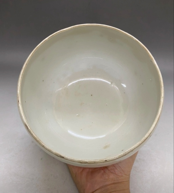古玩陶瓷清早期?白釉缽拍賣,當前價格1200元