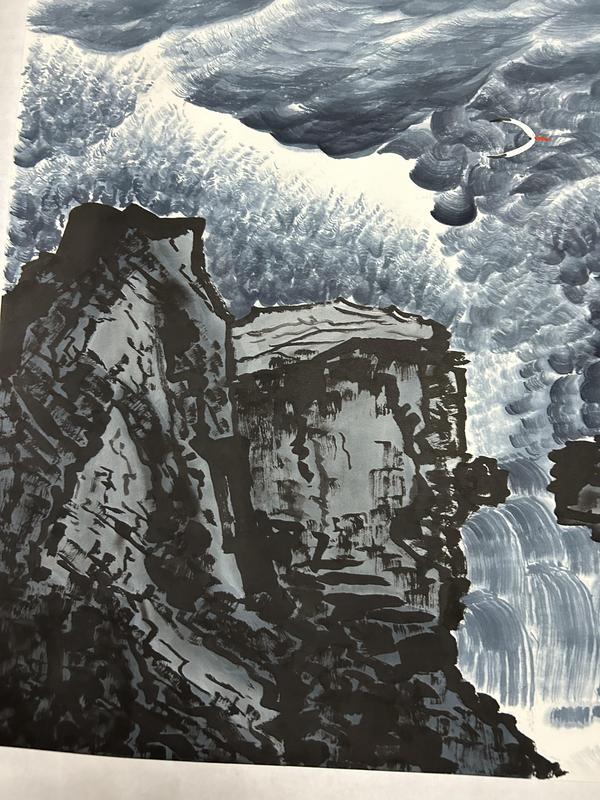 古玩字畫李慶興老師精品《海納百川》拍賣,當前價格850元